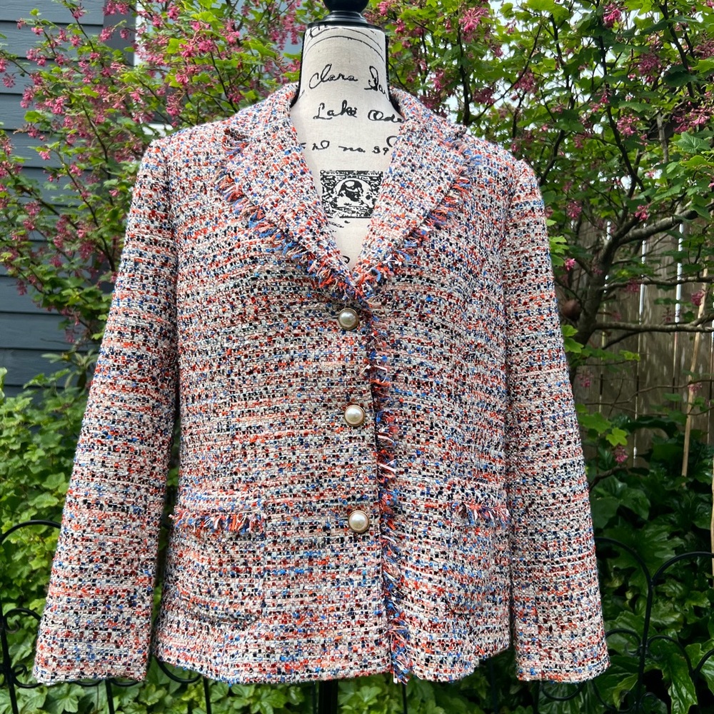 Ribbon Tweed Jacket